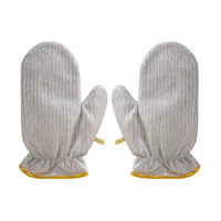 Wire Dishwashing Gloves Kitchen Multifunctional Waterproof and Wear-Resistant Cleaning Silver Wire Dishwashing Gloves